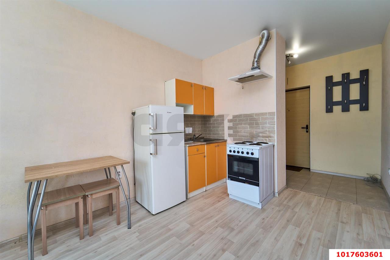 Фото №3: Студия <span class="whitespace-nowrap">25 м²</span>, <span class="whitespace-nowrap">7/20 эт.</span> - Краснодар, Прикубанский внутригородской округ, Музыкальный, ЖК Акварели, мкр. имени Петра Метальникова, ул. Петра Метальникова, 3/1к1
