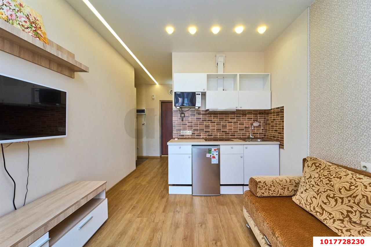 Фото №2: Студия <span class="whitespace-nowrap">22 м²</span>, <span class="whitespace-nowrap">8/24 эт.</span> - Краснодар, Карасунский внутригородской округ, Черёмушки, мкр. ЖК Рекорд, ул. Новороссийская, 90/2к2