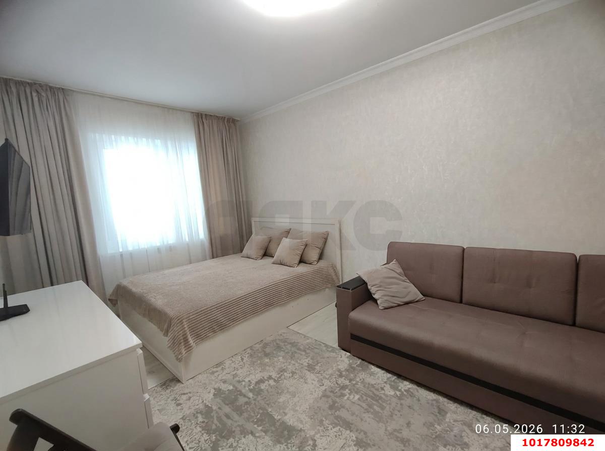 Фото №2: 1-комнатная квартира <span class="whitespace-nowrap">40 м²</span>, <span class="whitespace-nowrap">3/16 эт.</span> - Краснодар, Прикубанский внутригородской округ, мкр. Московский, ул. Карякина, 31