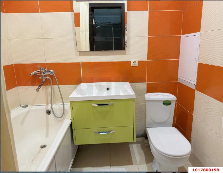 Фото №9: 1-комнатная квартира <span class="whitespace-nowrap">42 м²</span>, <span class="whitespace-nowrap">13/16 эт.</span> - Краснодар, Карасунский внутригородской округ, Черёмушки, мкр. ЖК Ставропольский, ул. Селезнёва, 4/13к2