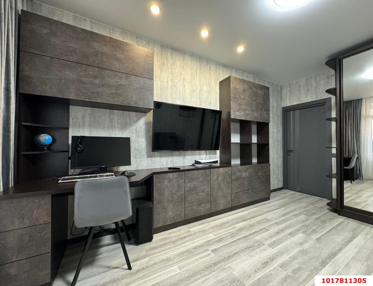 Фото №7: 2-комнатная квартира <span class="whitespace-nowrap">58 м²</span>, <span class="whitespace-nowrap">15/18 эт.</span> - Краснодар, Прикубанский внутригородской округ, Панорама, мкр. ЖК Керченский, ул. им. Героя Сарабеева В.И., 5к5