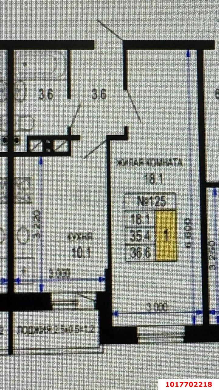 Фото №7: 1-комнатная квартира <span class="whitespace-nowrap">39 м²</span>, <span class="whitespace-nowrap">14/16 эт.</span> - Краснодар, Прикубанский внутригородской округ, мкр. жилой комплекс Дыхание, ул. Лётчика Позднякова, 2к29