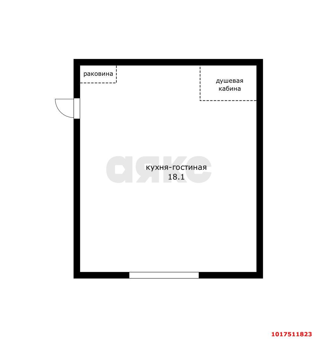 Фото №5: Комната <span class="whitespace-nowrap">18 м²</span>, <span class="whitespace-nowrap">3/5 эт.</span> - Краснодар, Прикубанский внутригородской округ, мкр. Завод Измерительных Приборов, ул. Московская, 86