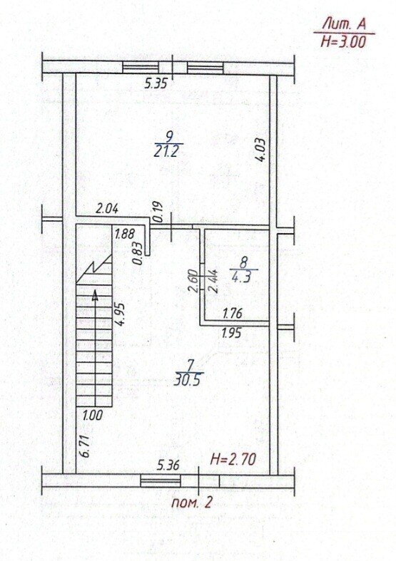 Фото №15: Таунхаус <span class="whitespace-nowrap">116 м²</span> <span class="whitespace-nowrap">+ 3 сот.</span>, <span class="whitespace-nowrap">2 эт.</span> - Витязево, ул. Пионерская, 44
