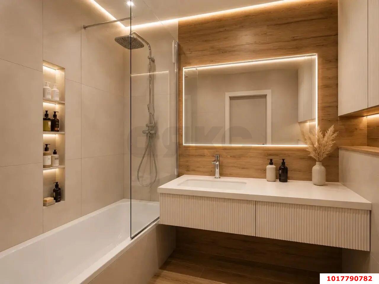 Фото №8: 2-комнатная квартира <span class="whitespace-nowrap">70 м²</span>, <span class="whitespace-nowrap">22/24 эт.</span> - Краснодар, Карасунский внутригородской округ, Хлопчато-бумажный Комбинат, мкр. жилой комплекс Фамилия, ул. Старокубанская, 124