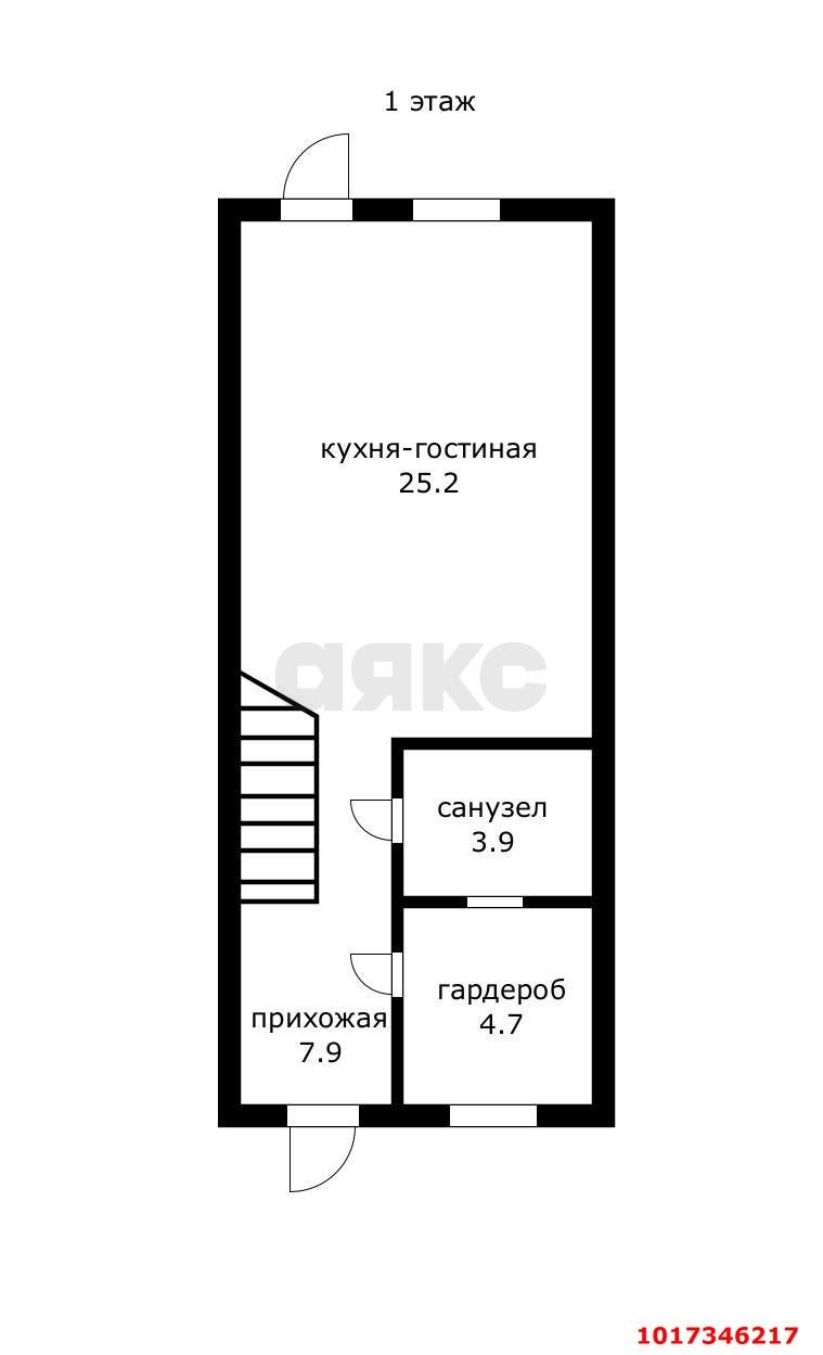 Фото №17: Дом <span class="whitespace-nowrap">80 м²</span> <span class="whitespace-nowrap">+ 1.37 сот.</span>, <span class="whitespace-nowrap">2 эт.</span> - Яблоновский, ул. Королёва, 23