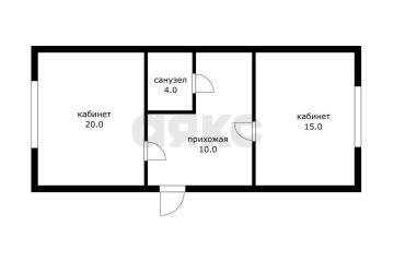 Фото №1: Офисное помещение <span class="whitespace-nowrap">49 м²</span>, <span class="whitespace-nowrap">1/16 эт.</span> - Краснодар, мкр. Фестивальный, ул. Монтажников, 14