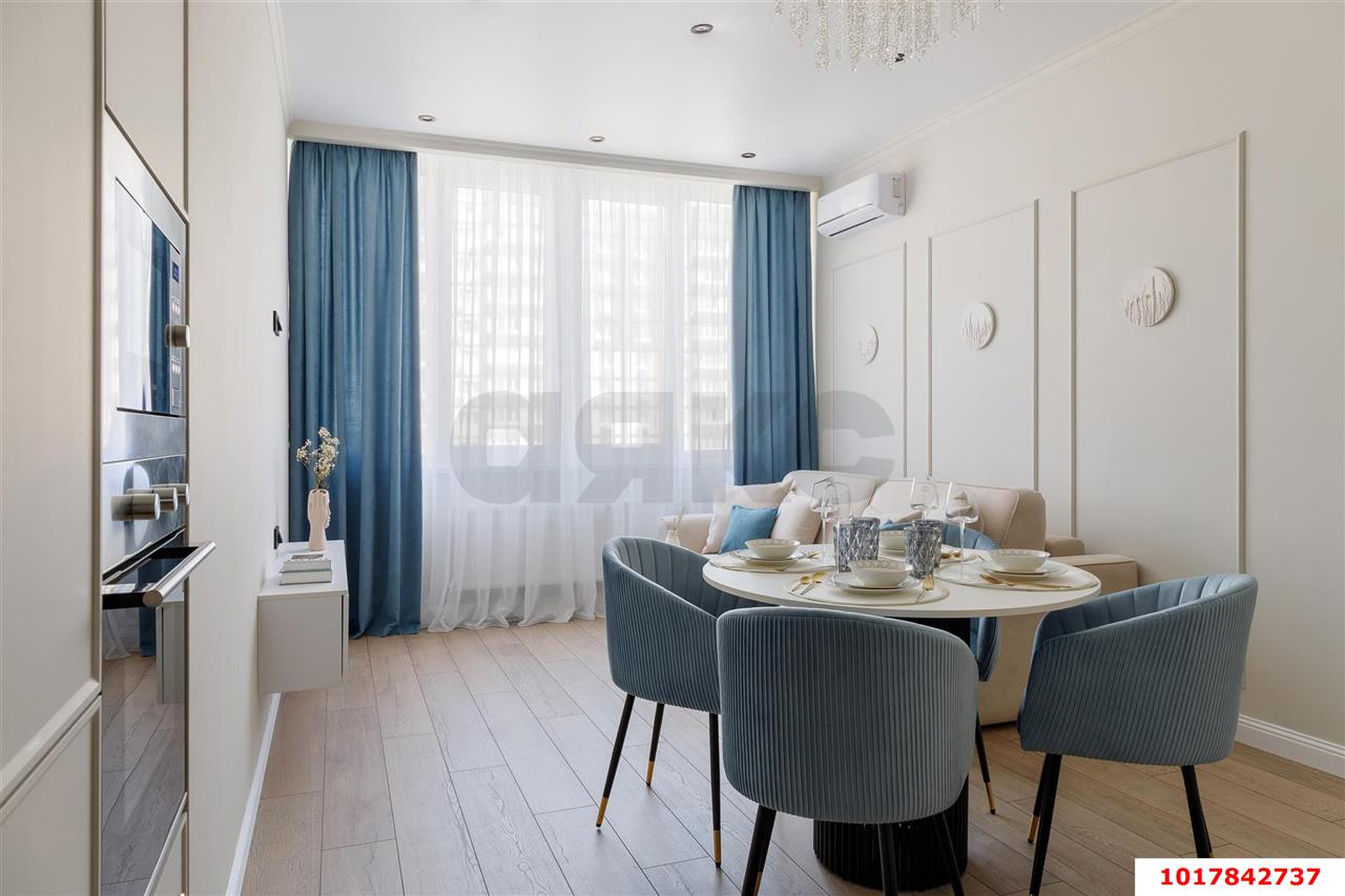 Фото №3: 2-комнатная квартира <span class="whitespace-nowrap">74 м²</span>, <span class="whitespace-nowrap">14/20 эт.</span> - Краснодар, Прикубанский внутригородской округ, Авиагородок, мкр. ЖК На Стахановской, ул. Стахановская, 1/5к5