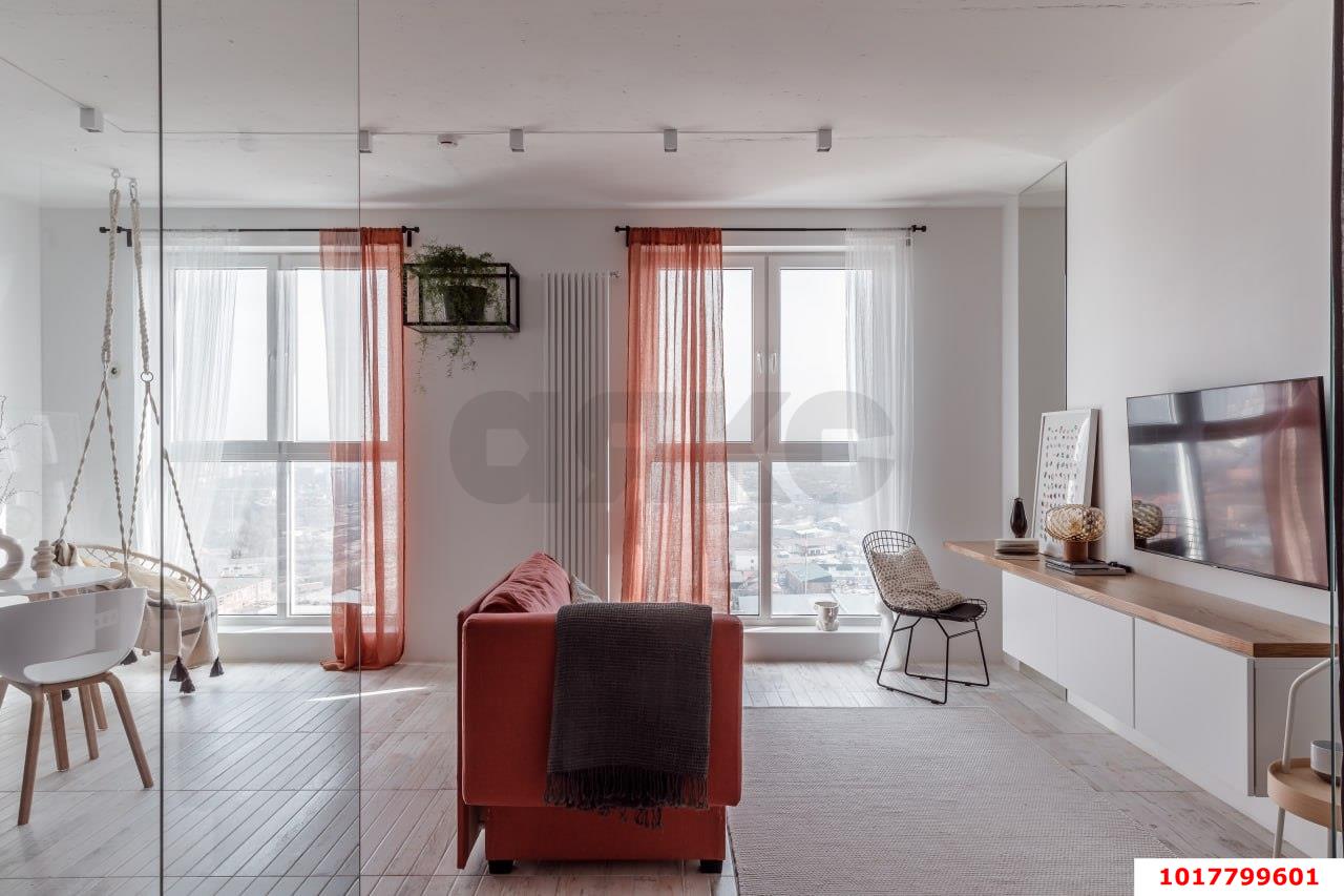 Фото №6: 1-комнатная квартира <span class="whitespace-nowrap">42 м²</span>, <span class="whitespace-nowrap">22/24 эт.</span> - Краснодар, Центральный внутригородской округ, Центральный, мкр. ЖК Большой, ул. Красная, 176лит5/4