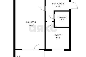 Фото №1: 1-комнатная квартира <span class="whitespace-nowrap">30 м²</span>, <span class="whitespace-nowrap">3/5 эт.</span> - Энем, ул. Маяковского, 15