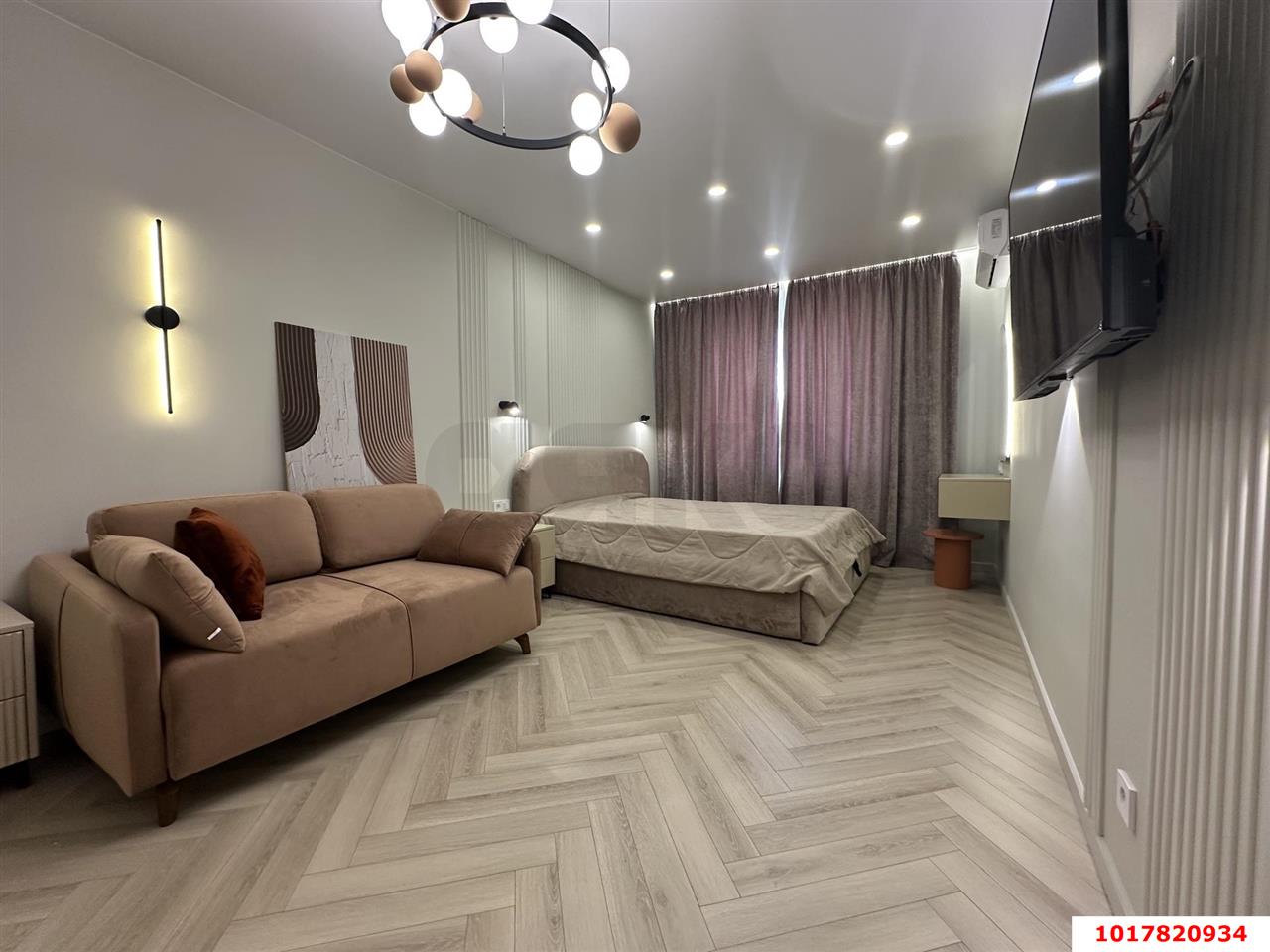 Фото №2: 1-комнатная квартира <span class="whitespace-nowrap">40 м²</span>, <span class="whitespace-nowrap">8/17 эт.</span> - Краснодар, Прикубанский внутригородской округ, Музыкальный, мкр. Московский, ул. Московская, 112