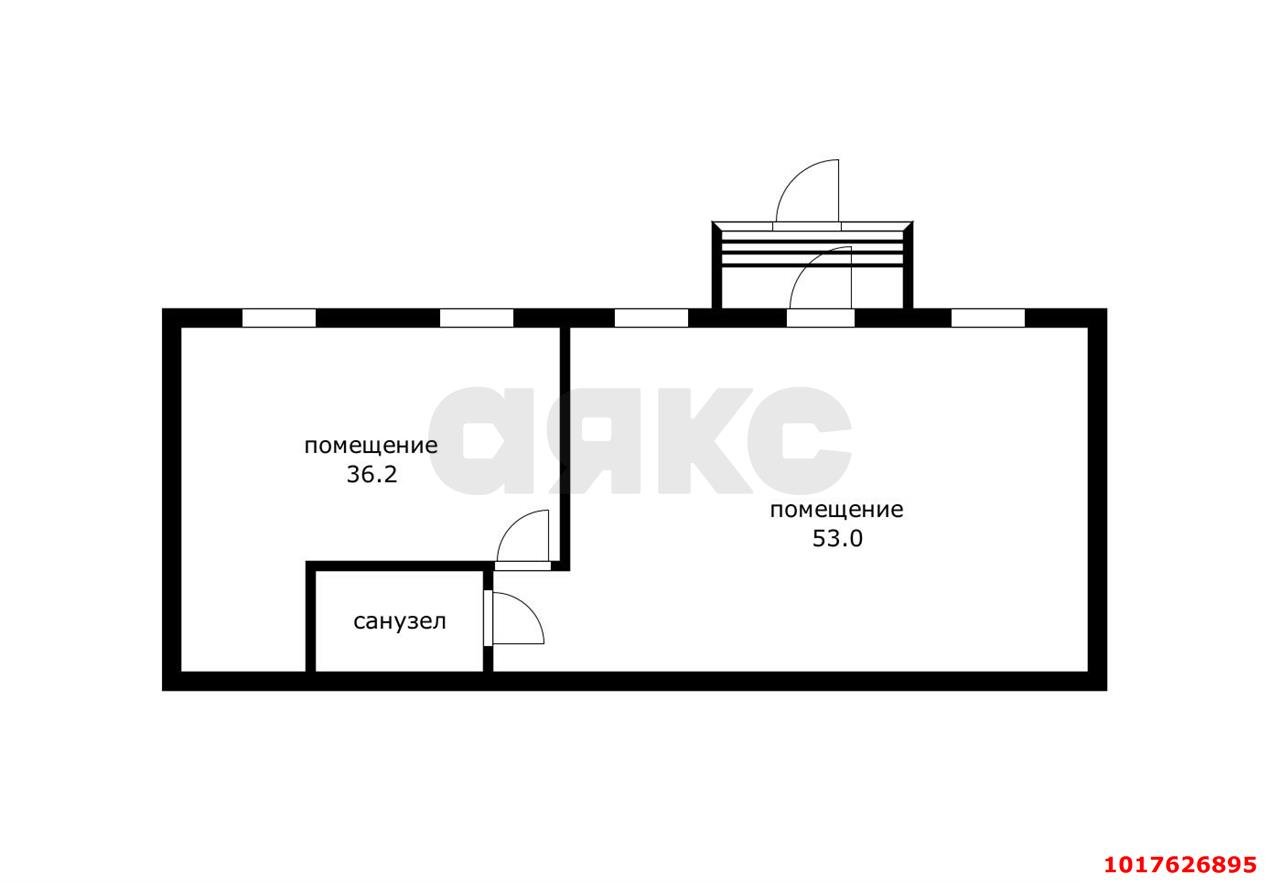 Фото №13: Офисное помещение <span class="whitespace-nowrap">89 м²</span>, <span class="whitespace-nowrap">-1/5 эт.</span> - Краснодар, Прикубанский внутригородской округ, мкр. Музыкальный, ул. имени Сергея Есенина, 94
