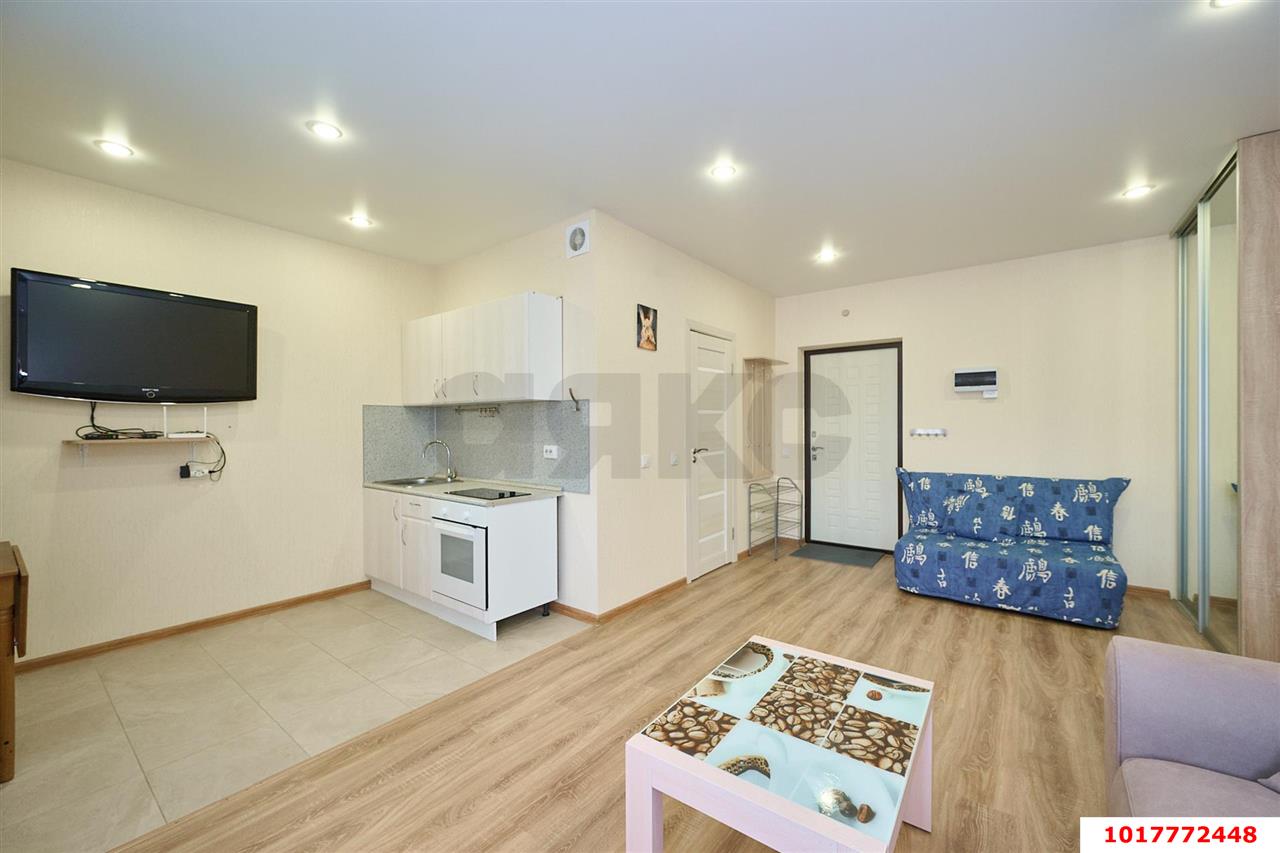 Фото №4: Студия <span class="whitespace-nowrap">34 м²</span>, <span class="whitespace-nowrap">10/10 эт.</span> - Краснодар, Прикубанский внутригородской округ, Славянский, мкр. Светлоград, ул. Красных Партизан, 1/4к8