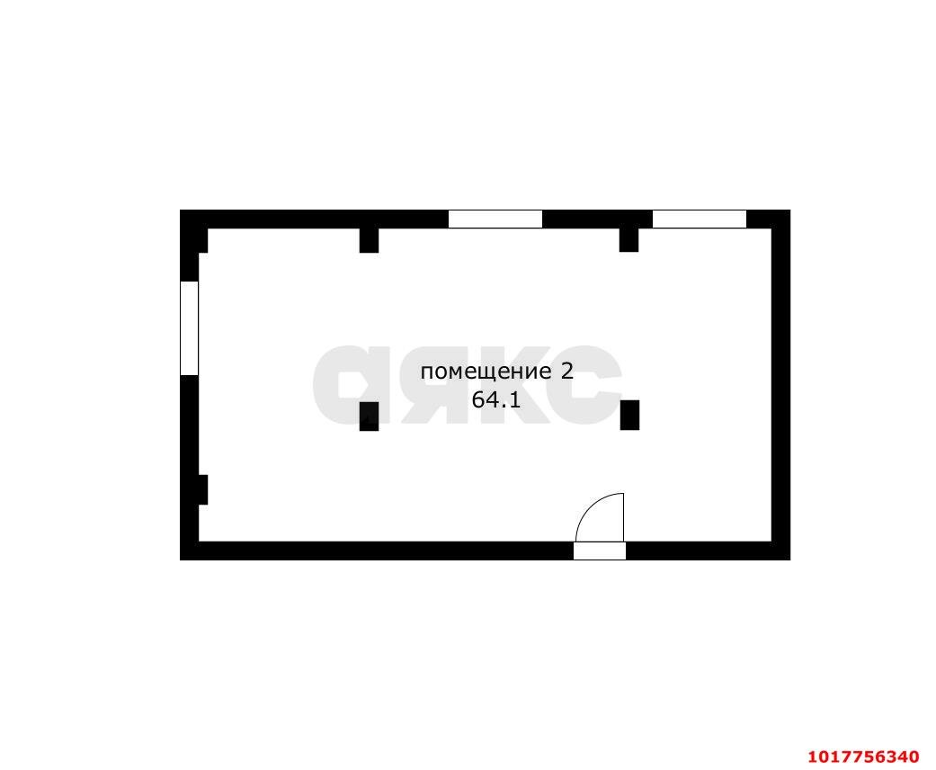 Фото №6: Торговое помещение <span class="whitespace-nowrap">64 м²</span>, <span class="whitespace-nowrap">-1/9 эт.</span> - Краснодар, Прикубанский внутригородской округ, мкр. жилой комплекс Лиговский, ул. Героя Пешкова, 3