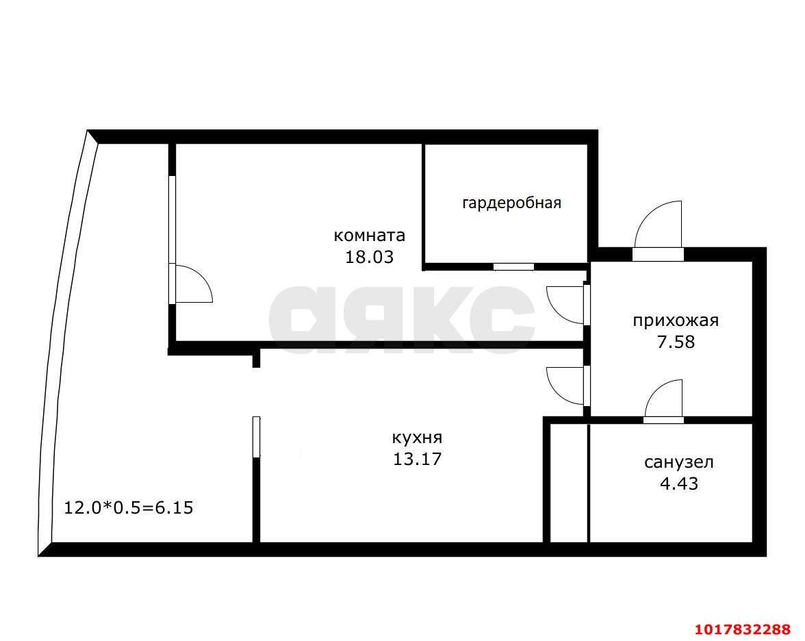 Фото №12: 1-комнатная квартира <span class="whitespace-nowrap">55 м²</span>, <span class="whitespace-nowrap">12/23 эт.</span> - Краснодар, Карасунский внутригородской округ, Хлопчато-бумажный Комбинат, мкр. жилой комплекс Элегант, ул. Старокубанская, 137к1