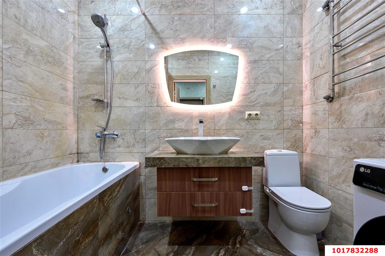 Фото №10: 1-комнатная квартира <span class="whitespace-nowrap">55 м²</span>, <span class="whitespace-nowrap">12/23 эт.</span> - Краснодар, Карасунский внутригородской округ, Хлопчато-бумажный Комбинат, мкр. жилой комплекс Элегант, ул. Старокубанская, 137к1