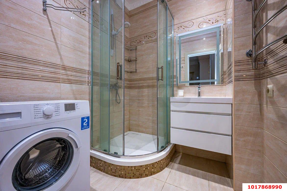 Фото №10: 2-комнатная квартира <span class="whitespace-nowrap">61 м²</span>, <span class="whitespace-nowrap">14/25 эт.</span> - Краснодар, Прикубанский внутригородской округ, Фестивальный, Отделение № 1 совхоза Солнечный, мкр. ЖК Седьмой Континент, ул. Совхозная, 1к7