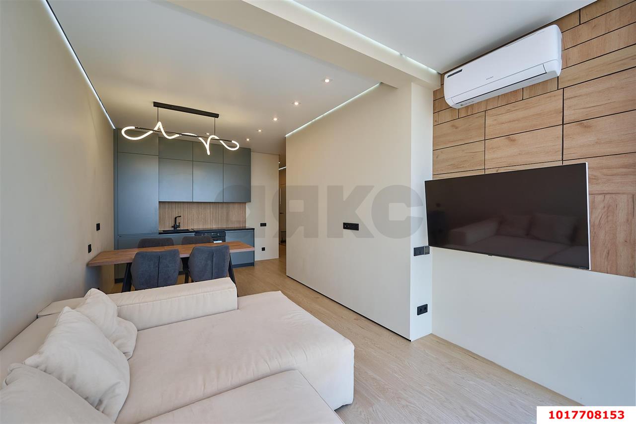 Фото №4: 1-комнатная квартира <span class="whitespace-nowrap">53 м²</span>, <span class="whitespace-nowrap">20/25 эт.</span> - Краснодар, Прикубанский внутригородской округ, Фестивальный, Отделение № 1 совхоза Солнечный, мкр. ЖК Седьмой Континент, ул. Совхозная, 1к5