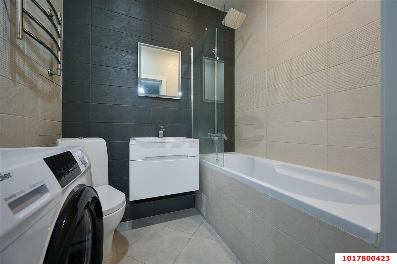Фото №9: 1-комнатная квартира <span class="whitespace-nowrap">50 м²</span>, <span class="whitespace-nowrap">14/24 эт.</span> - Краснодар, Прикубанский внутригородской округ, Фестивальный, Отделение № 1 совхоза Солнечный, мкр. ЖК Седьмой Континент, ул. Совхозная, 1к4
