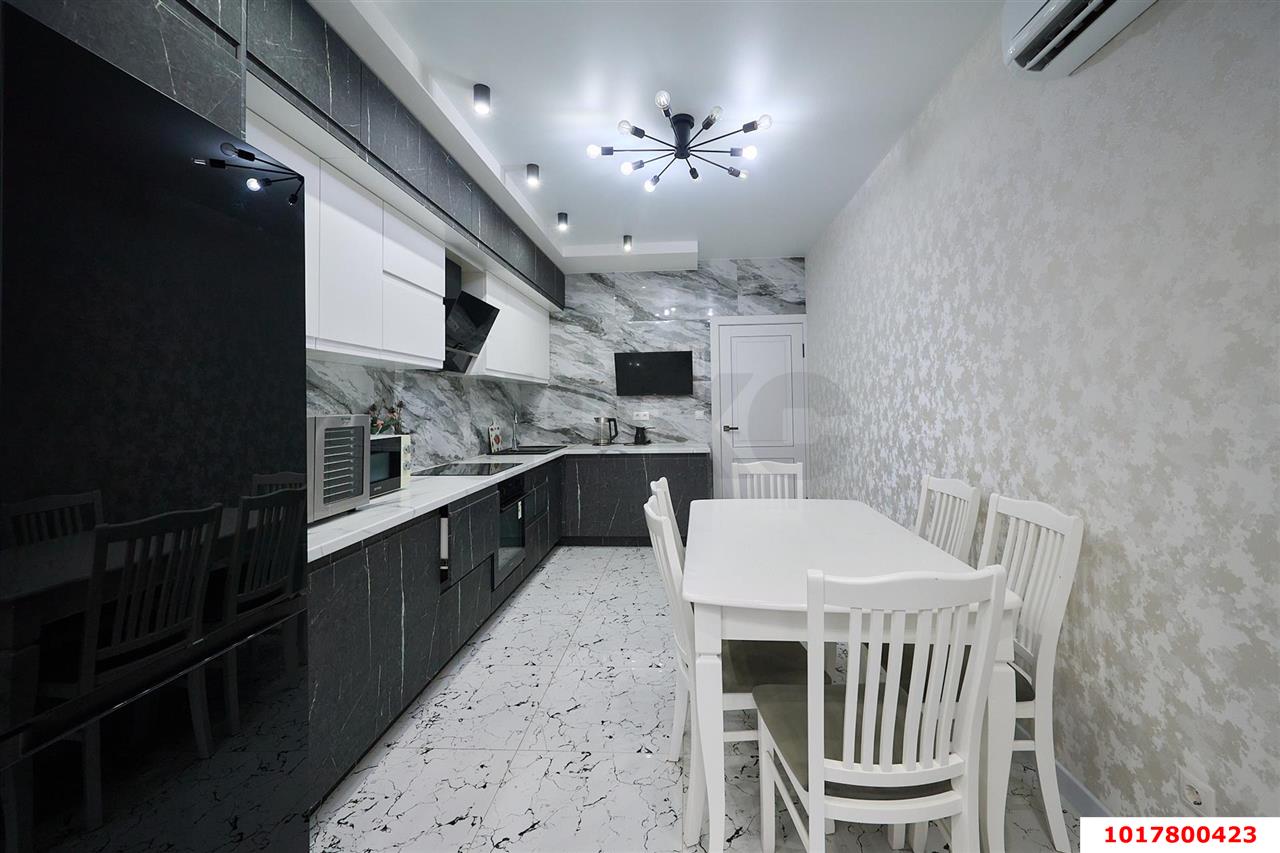 Фото №8: 1-комнатная квартира <span class="whitespace-nowrap">50 м²</span>, <span class="whitespace-nowrap">14/24 эт.</span> - Краснодар, Прикубанский внутригородской округ, Фестивальный, Отделение № 1 совхоза Солнечный, мкр. ЖК Седьмой Континент, ул. Совхозная, 1к4