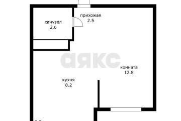 Фото №1: 1-комнатная квартира <span class="whitespace-nowrap">30 м²</span>, <span class="whitespace-nowrap">10/19 эт.</span> - Краснодар, мкр. жилой комплекс Грани, 