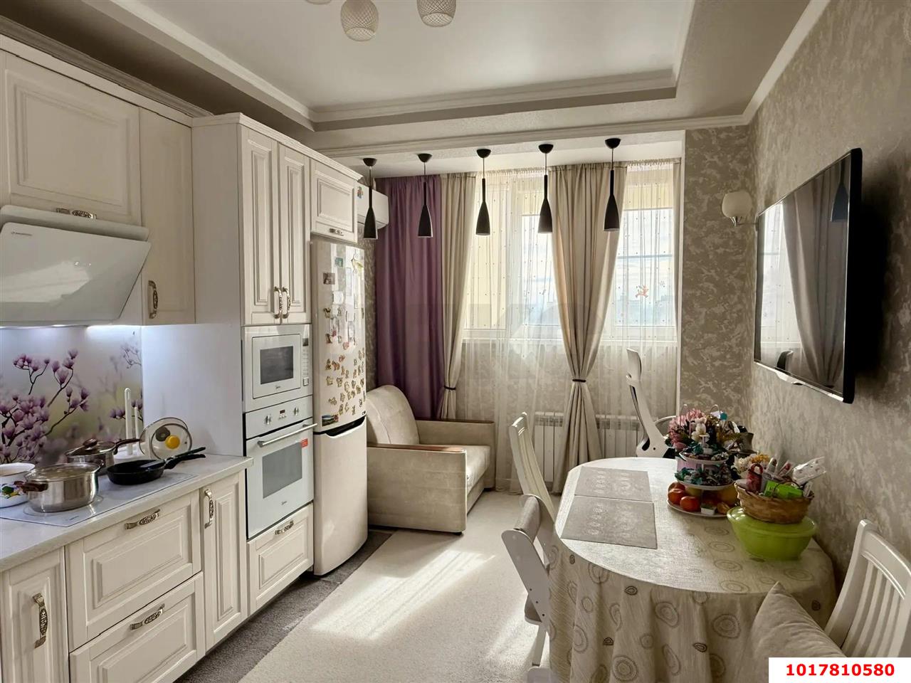Фото №4: 1-комнатная квартира <span class="whitespace-nowrap">39 м²</span>, <span class="whitespace-nowrap">17/19 эт.</span> - Краснодар, Карасунский внутригородской округ, мкр. жилой комплекс Каскад, ул. имени Дмитрия Благоева, 31к1