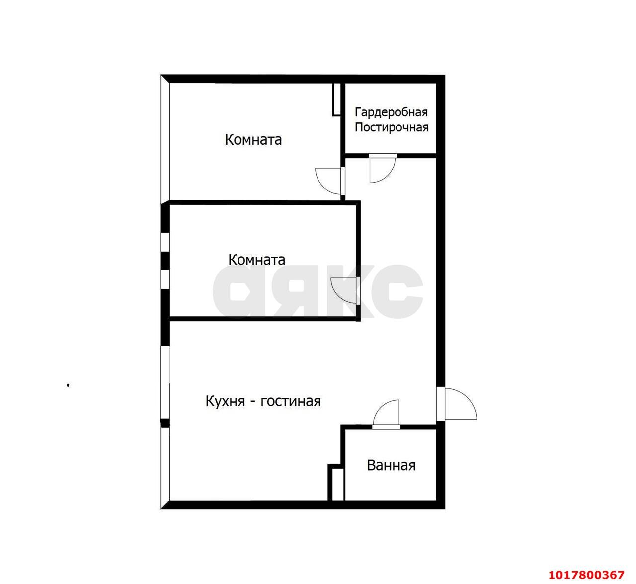 Фото №6: 2-комнатная квартира <span class="whitespace-nowrap">61 м²</span>, <span class="whitespace-nowrap">6/7 эт.</span> - Краснодар, Прикубанский внутригородской округ, мкр. Фестивальный, ул. Круговая, 4/1