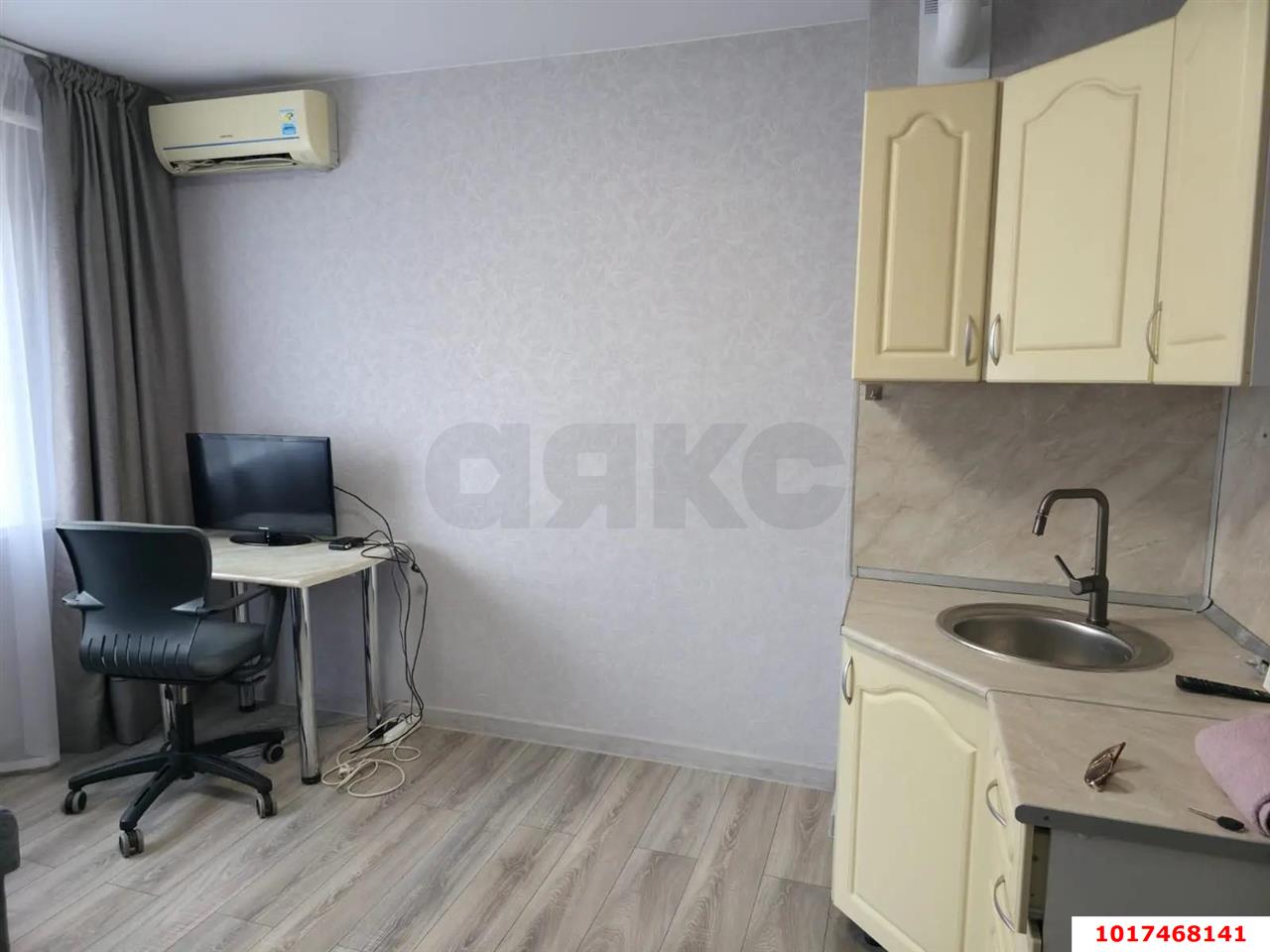 Фото №2: Студия <span class="whitespace-nowrap">17 м²</span>, <span class="whitespace-nowrap">5/5 эт.</span> - Краснодар, Карасунский внутригородской округ, мкр. Хлопчато-бумажный Комбинат, ул. Алтайская, 8А