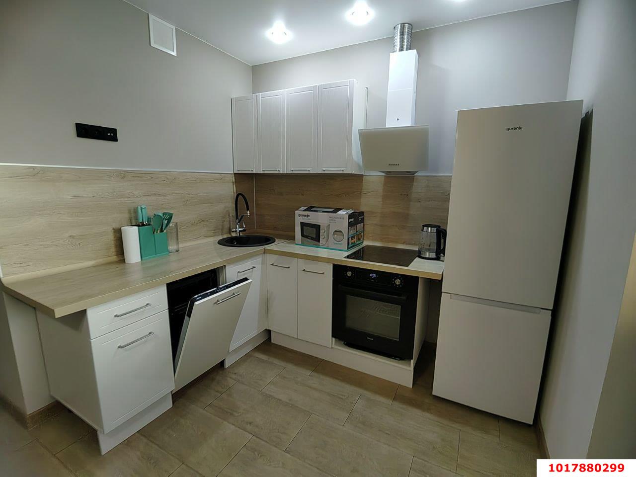 Фото №2: 1-комнатная квартира <span class="whitespace-nowrap">40 м²</span>, <span class="whitespace-nowrap">13/24 эт.</span> - Краснодар, Прикубанский внутригородской округ, Микрохирургии глаза, мкр. жилой комплекс Сограт, ул. Красных Партизан, 4/15