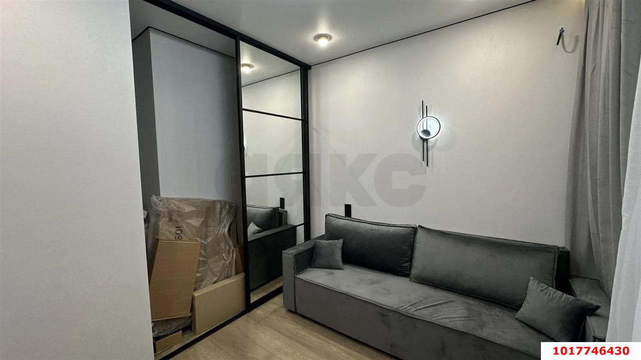 Фото №5: 2-комнатная квартира <span class="whitespace-nowrap">40 м²</span>, <span class="whitespace-nowrap">8/17 эт.</span> - Краснодар, Прикубанский внутригородской округ, имени Петра Метальникова, мкр. жилой комплекс Победа-2, ул. Цезаря Куникова, 35