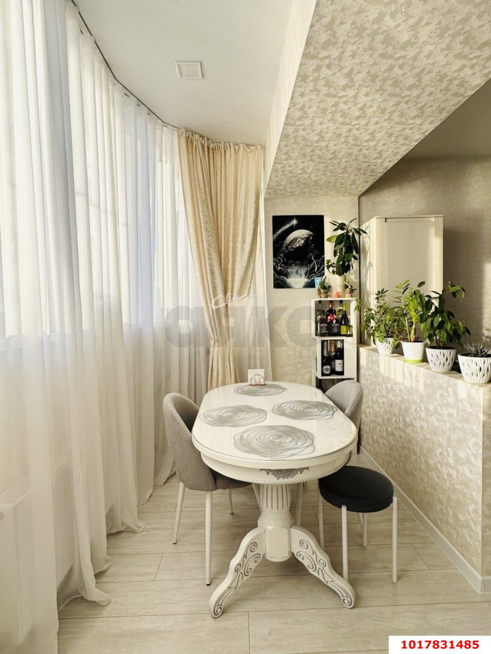 Фото №7: 1-комнатная квартира <span class="whitespace-nowrap">45 м²</span>, <span class="whitespace-nowrap">19/24 эт.</span> - Краснодар, Кожзавод, ЖК Резиденция, мкр. Западный внутригородской округ, ул. Кожевенная, 22