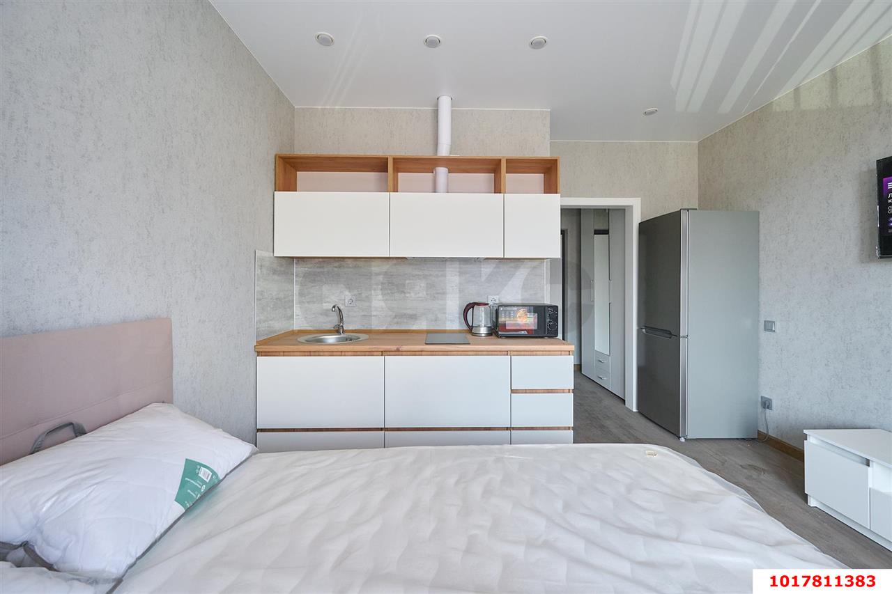 Фото №5: Студия <span class="whitespace-nowrap">24 м²</span>, <span class="whitespace-nowrap">8/9 эт.</span> - Краснодар, Прикубанский внутригородской округ, мкр. жилой комплекс Спортивная Деревня, ул. имени Генерала Корнилова, 12