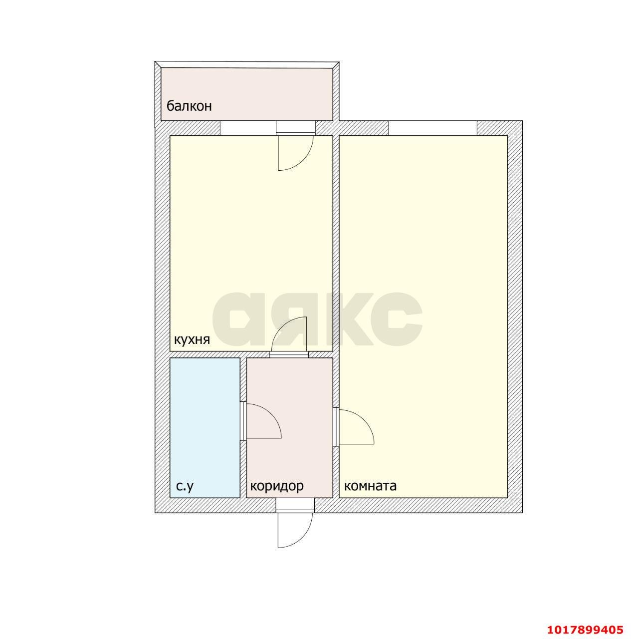 Фото №10: 1-комнатная квартира <span class="whitespace-nowrap">39 м²</span>, <span class="whitespace-nowrap">4/5 эт.</span> - Краснодар, Прикубанский внутригородской округ, мкр. Музыкальный, ул. Суздальская, 11