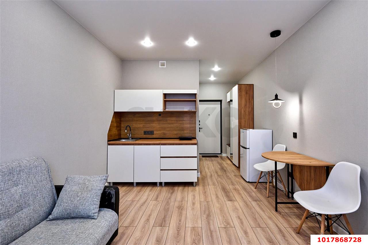 Фото №3: Студия <span class="whitespace-nowrap">21 м²</span>, <span class="whitespace-nowrap">4/16 эт.</span> - Краснодар, Прикубанский внутригородской округ, мкр. Догма Парк, ул. Марины Цветаевой, 7
