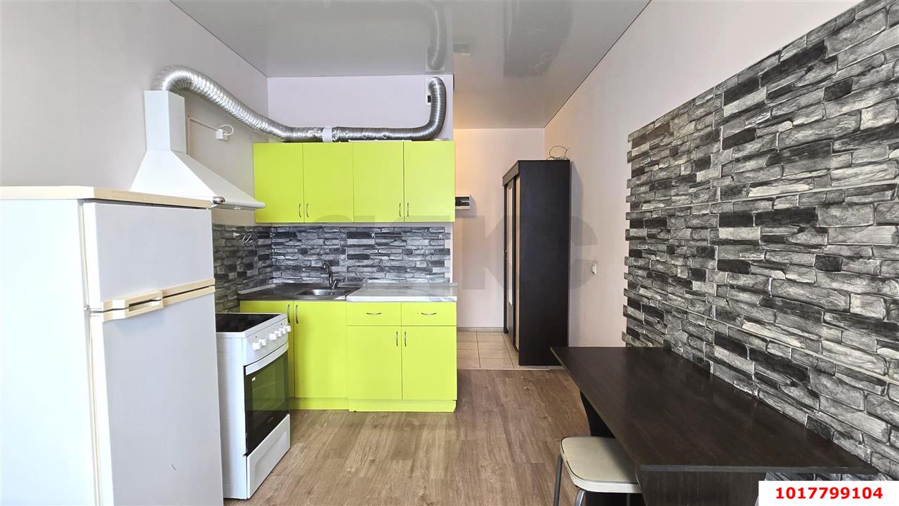 Фото №3: Студия <span class="whitespace-nowrap">23 м²</span>, <span class="whitespace-nowrap">7/16 эт.</span> - Краснодар, Прикубанский внутригородской округ, Россинского, мкр. жилой комплекс Видный, ул. Командорская, 3к2