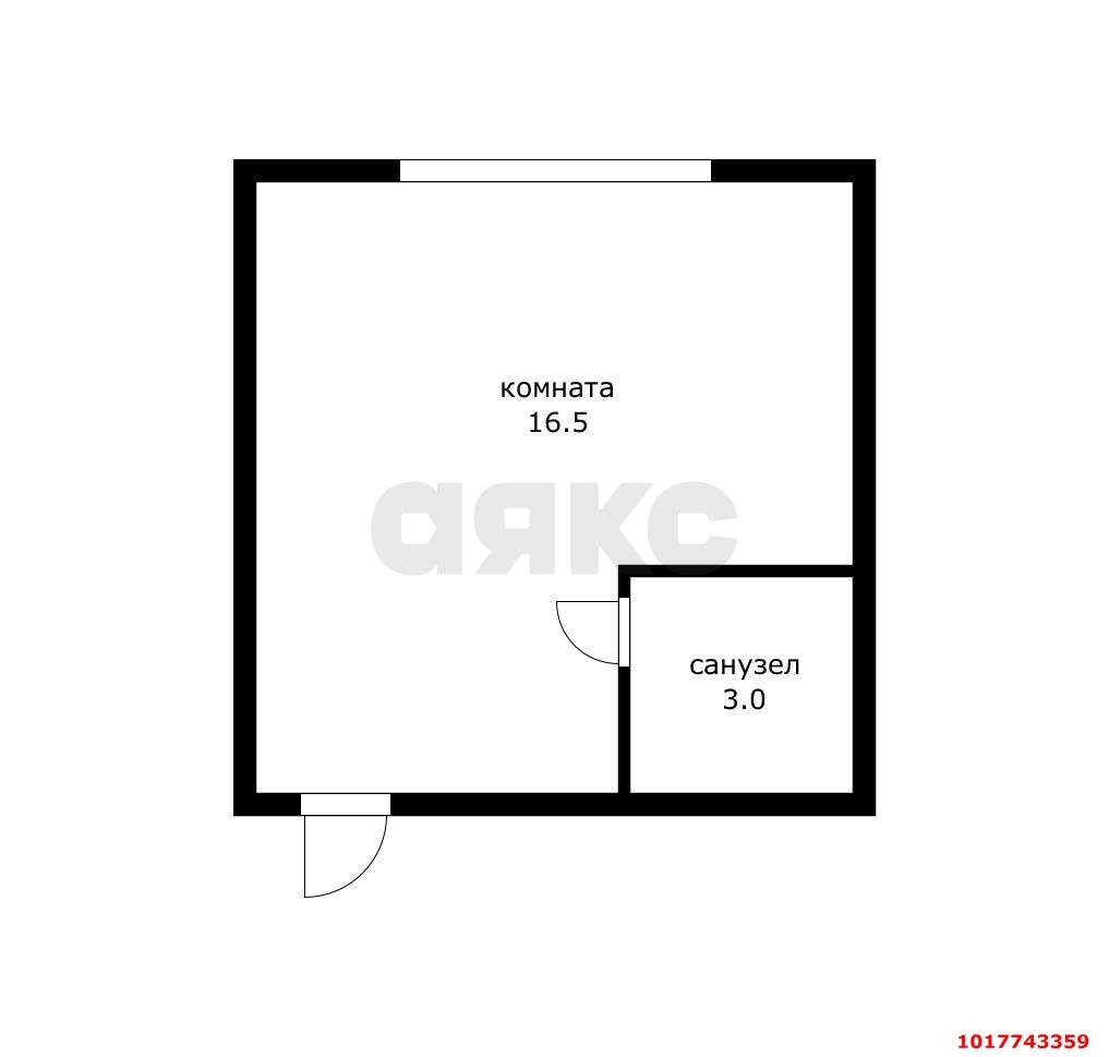 Фото №10: Офисное помещение <span class="whitespace-nowrap">19 м²</span>, <span class="whitespace-nowrap">1/12 эт.</span> - Краснодар, Карасунский внутригородской округ, Почтовый, мкр. жилой комплекс Дом у реки, ул. Кружевная, 4