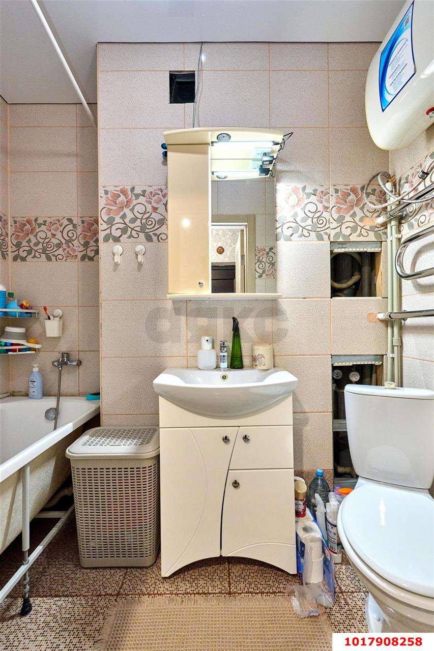 Фото №11: 1-комнатная квартира <span class="whitespace-nowrap">45 м²</span>, <span class="whitespace-nowrap">8/18 эт.</span> - Краснодар, Прикубанский внутригородской округ, Краевая Клиническая Больница, мкр. жилой комплекс Спорт-Сити, ул. Домбайская, 10/1к1