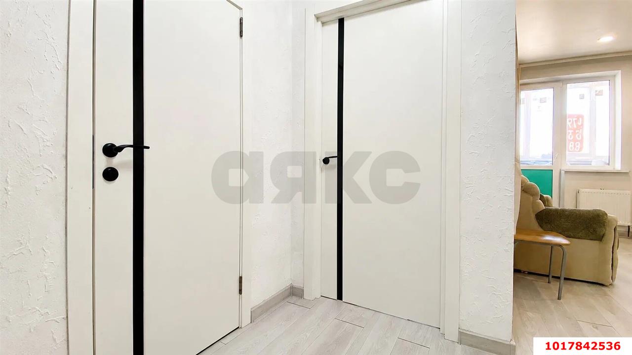 Фото №7: 1-комнатная квартира <span class="whitespace-nowrap">35 м²</span>, <span class="whitespace-nowrap">7/16 эт.</span> - Краснодар, Прикубанский внутригородской округ, мкр. жилой комплекс Самолёт-2, ул. Западный Обход, 57к2