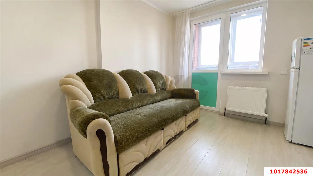 Фото №5: 1-комнатная квартира <span class="whitespace-nowrap">35 м²</span>, <span class="whitespace-nowrap">7/16 эт.</span> - Краснодар, Прикубанский внутригородской округ, мкр. жилой комплекс Самолёт-2, ул. Западный Обход, 57к2