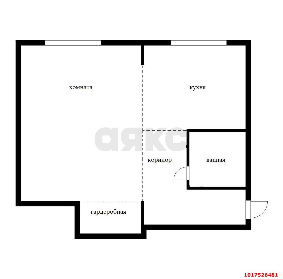 Фото №8: 1-комнатная квартира <span class="whitespace-nowrap">30 м²</span>, <span class="whitespace-nowrap">5/5 эт.</span> - Краснодар, мкр. Западный внутригородской округ, ул. 2-я Линия Нефтяников, 10