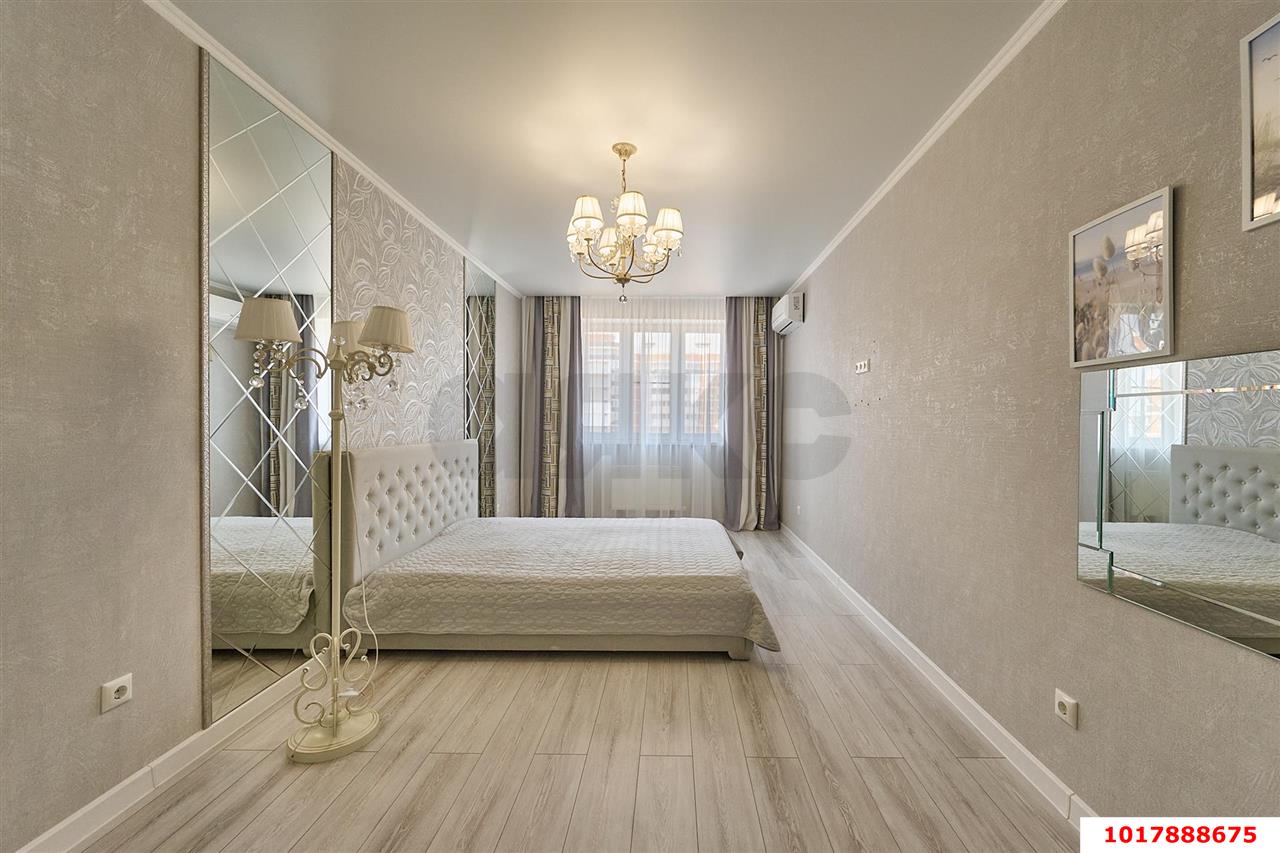 Фото №8: 2-комнатная квартира <span class="whitespace-nowrap">74 м²</span>, <span class="whitespace-nowrap">15/22 эт.</span> - Краснодар, Прикубанский внутригородской округ, Россинского, мкр. жилой комплекс Дружный, ул. Адмирала Серебрякова, 3к1