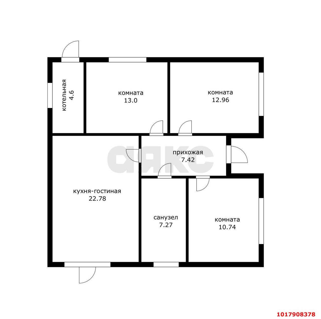 Фото №10: Дом <span class="whitespace-nowrap">83 м²</span> <span class="whitespace-nowrap">+ 3.5 сот.</span>, <span class="whitespace-nowrap">1 эт.</span> - Козет, мкр. СТ Яблонька, ул. Абрикосовая, 22