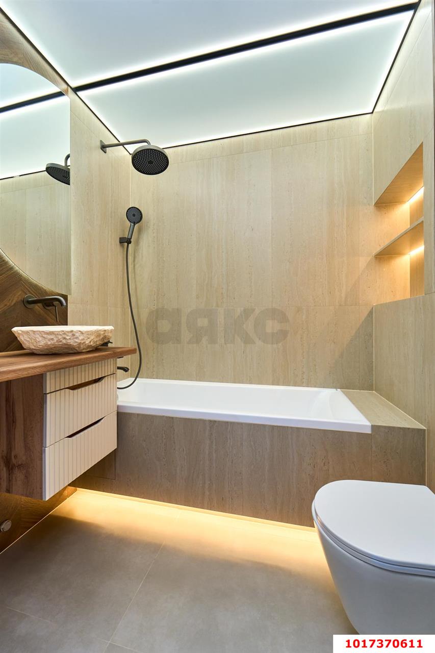 Фото №15: 1-комнатная квартира <span class="whitespace-nowrap">46 м²</span>, <span class="whitespace-nowrap">15/16 эт.</span> - Краснодар, Прикубанский внутригородской округ, мкр. Достояние, ул. Григория Булгакова, 8к1