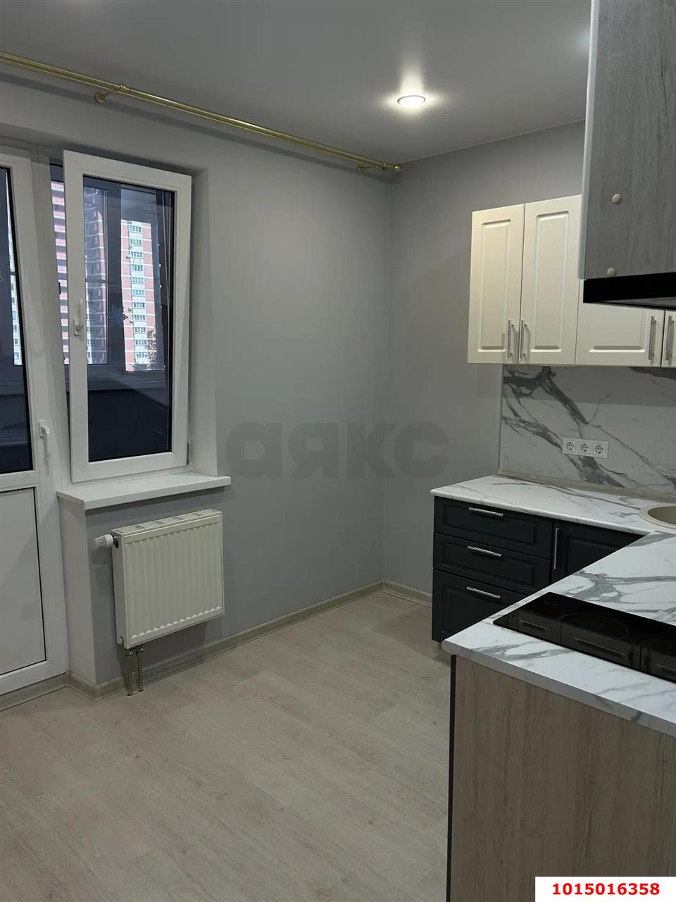 Фото №3: 1-комнатная квартира <span class="whitespace-nowrap">34 м²</span>, <span class="whitespace-nowrap">5/17 эт.</span> - Краснодар, Прикубанский внутригородской округ, Панорама, мкр. ЖК Перспектива, ул. им. Героя Сарабеева В.И., 7