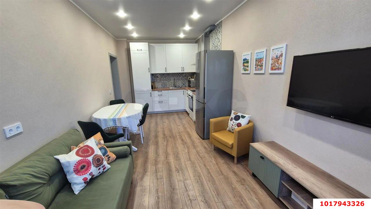 Фото №5: 2-комнатная квартира <span class="whitespace-nowrap">60 м²</span>, <span class="whitespace-nowrap">1/17 эт.</span> - Краснодар, Прикубанский внутригородской округ, мкр. жилой комплекс Самолёт, ул. Западный Обход, 39/2к1