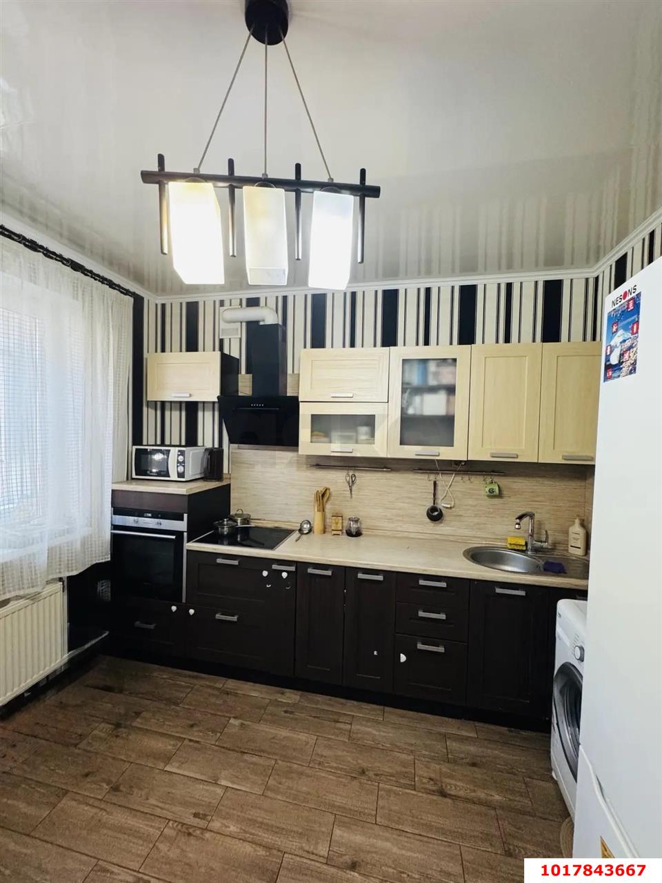 Фото №1: 1-комнатная квартира <span class="whitespace-nowrap">43 м²</span>, <span class="whitespace-nowrap">5/6 эт.</span> - Краснодар, Прикубанский внутригородской округ, мкр. Музыкальный, ул. имени Дунаевского И.И., 8
