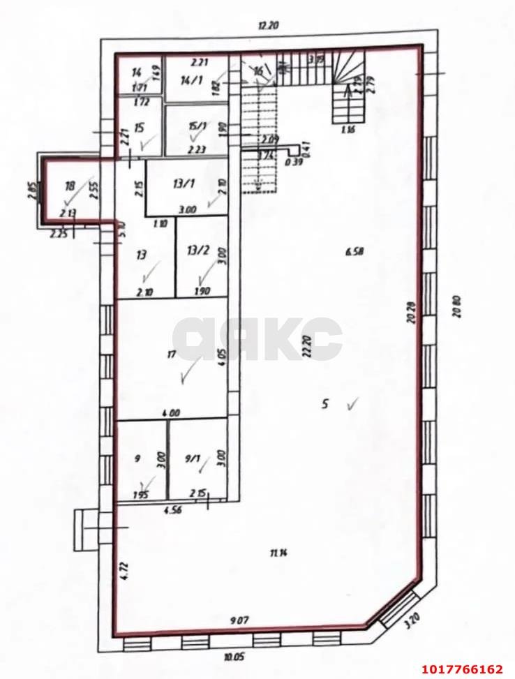 Фото №20: Отдельное здание <span class="whitespace-nowrap">405 м²</span>, <span class="whitespace-nowrap">1/2 эт.</span> - Краснодар, Западный внутригородской округ, мкр. Центральный, ул. Карасунская, 69