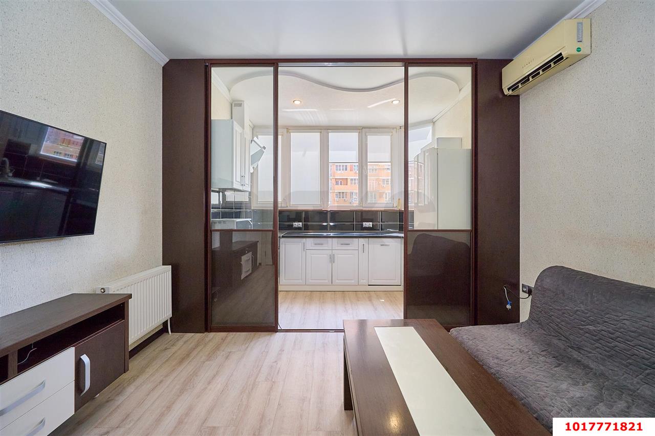 Фото №5: 1-комнатная квартира <span class="whitespace-nowrap">45 м²</span>, <span class="whitespace-nowrap">4/16 эт.</span> - Краснодар, Прикубанский внутригородской округ, Фестивальный, ЖК Екатеринодар, мкр. Солнечный, ул. Архитектора Петина, 18/1