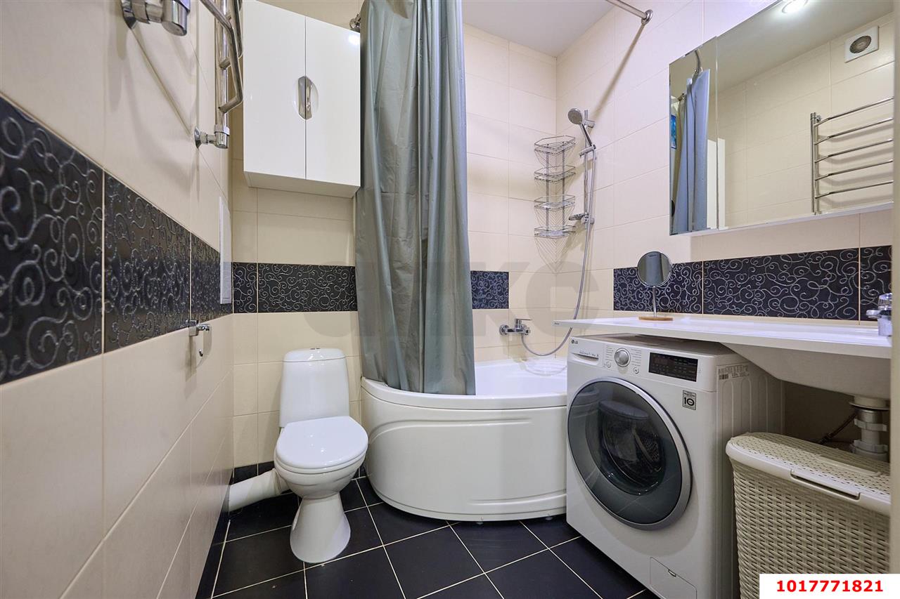 Фото №9: 1-комнатная квартира <span class="whitespace-nowrap">45 м²</span>, <span class="whitespace-nowrap">4/16 эт.</span> - Краснодар, Прикубанский внутригородской округ, Фестивальный, ЖК Екатеринодар, мкр. Солнечный, ул. Архитектора Петина, 18/1