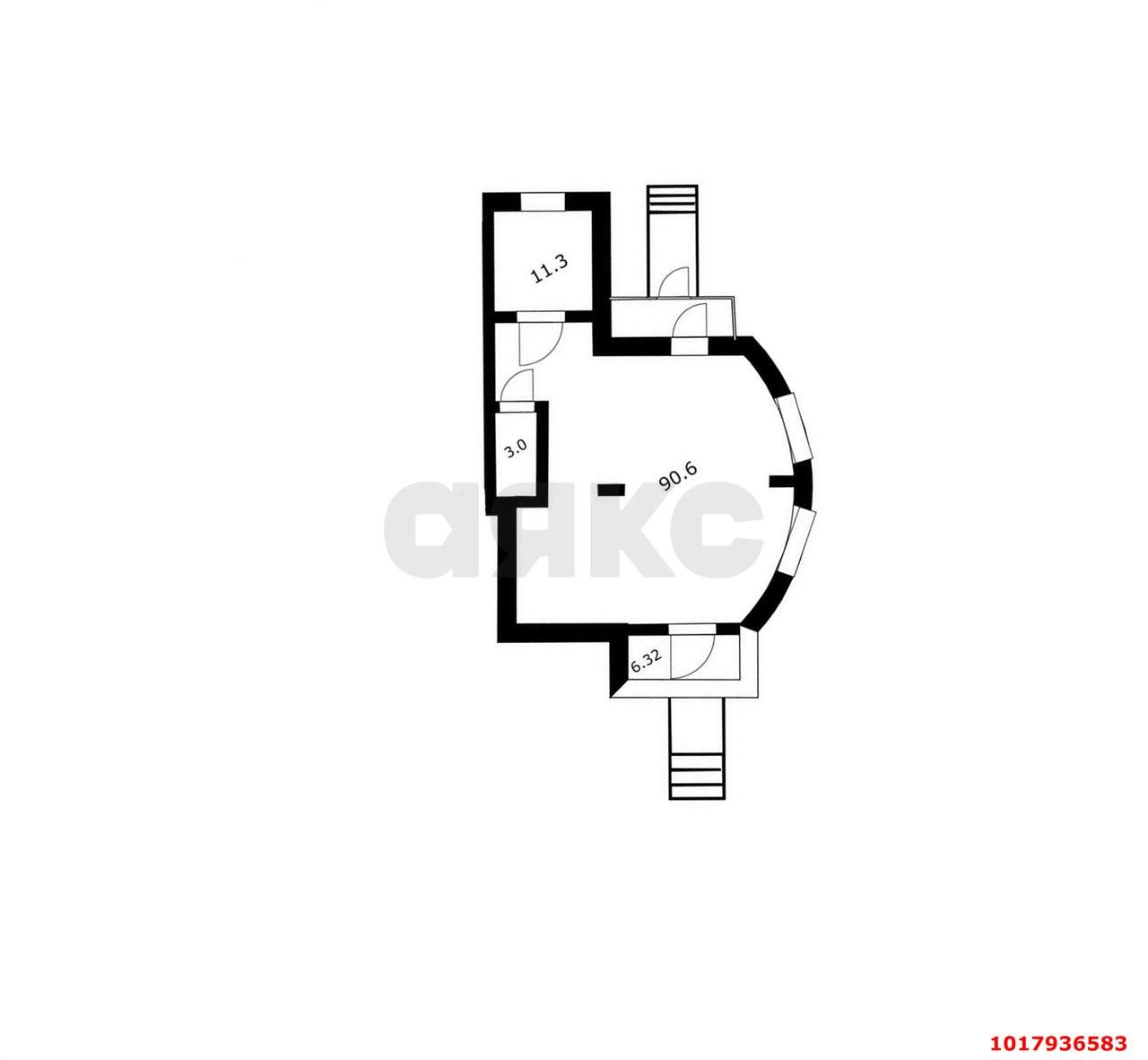 Фото №9: Торговое помещение <span class="whitespace-nowrap">90 м²</span>, <span class="whitespace-nowrap">1/24 эт.</span> - Краснодар, Кожзавод, ЖК Европейский, мкр. Западный внутригородской округ, ул. Кожевенная, 26